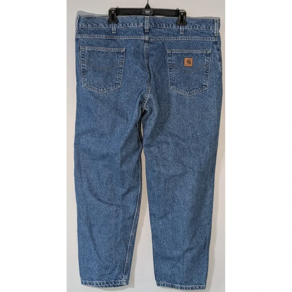 Carhartt B17 DST Relaxed Fit Straight Leg Jeans Blue Denim 44x30 Vintage 2001